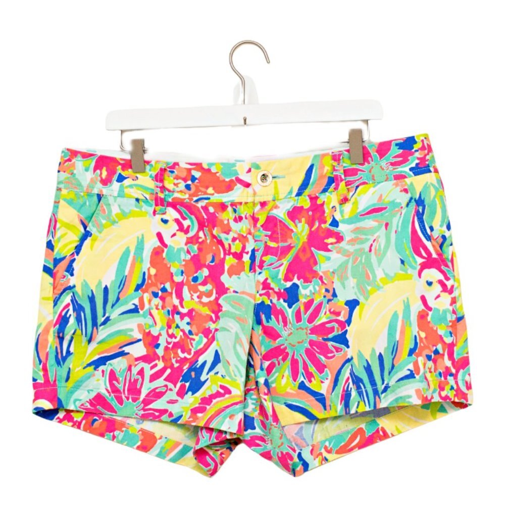 Lilly Pulitzer Callahan Floral Women's Shorts 14